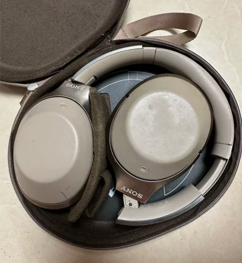 sony降噪耳机 有用的痕迹 mdr100...