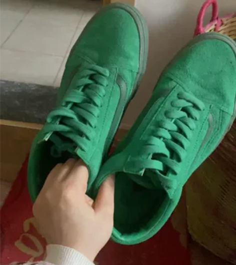 vans 绿色 42码 喜欢来拿基本没穿过...