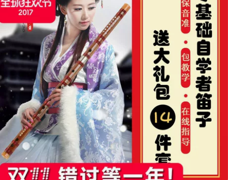 【双11狂欢价】初学者竹笛 笛子初学 精制...