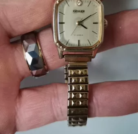 日本中古西铁城机械女表,西铁城2342手卷...