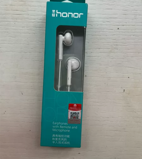 荣耀半入耳式耳机,3.5mm接口,全新未拆...