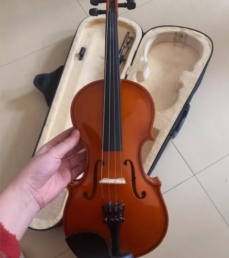 适合小提琴初学者,琴行1200买的,微瑕疵...