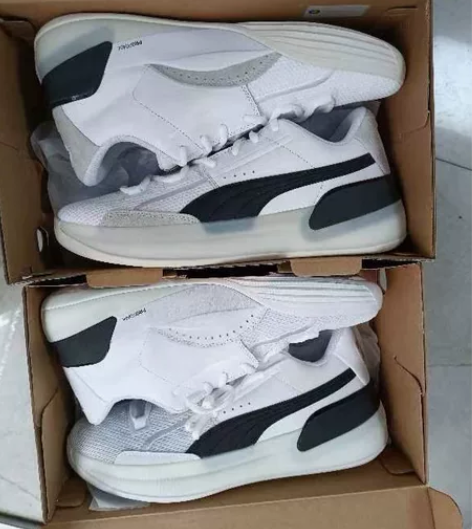Puma Clyde彪马篮球鞋 黑白 42...