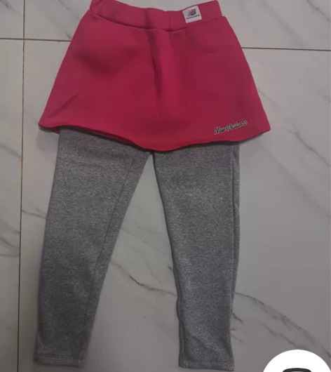 女童新百伦new balance 加绒裙裤...
