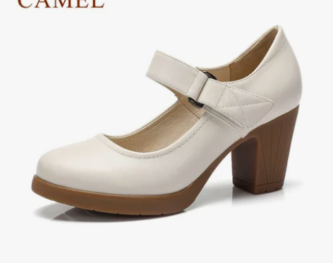 Camel/骆驼女鞋2017春季新款女鞋休...