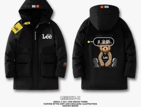 Lee 男士羽绒服 全新 感兴趣的话点“我...