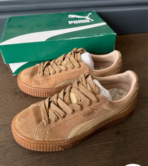 puma彪马棕色板鞋，37码，正品。 感兴...