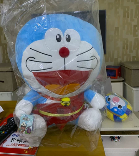 哆啦a梦石器时代的大冒险毛绒公仔,40cm...