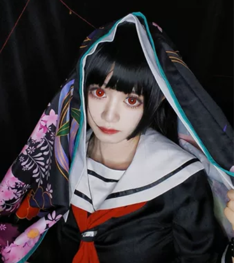 cos阎魔爱 地狱少女 水手服S码(领子部...