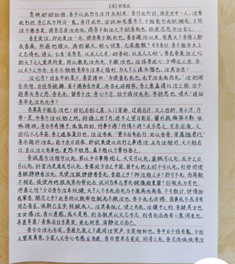 你给材料我来写!保密手抄各种笔记、资料、文...