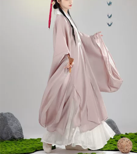 五五年 酒中仙 原创汉服女明制立领衫披风襦...