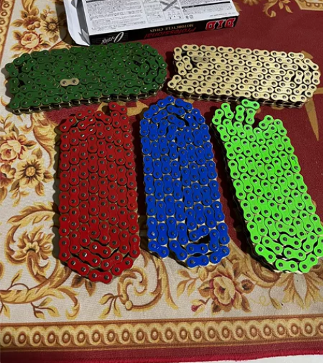 摩托车链条 DID油封链条 彩色油封链条 ...