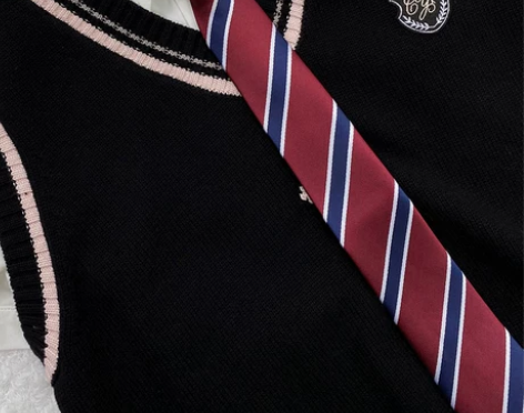 布丁熊jk制服~jk领带女dk条纹领带格裙...