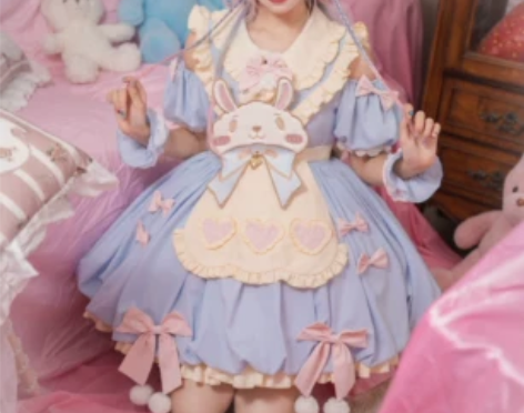 零卡糖Lolita家的零卡兔 全新m码仅试...
