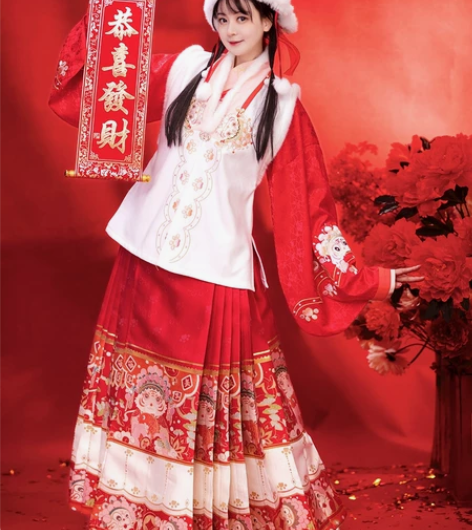 【萌虎】如梦霓裳拜年汉服马面裙 仅下裙,x...