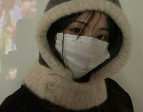 巴拉克拉法帽日系秋冬新款保暖帽子围脖一体女...