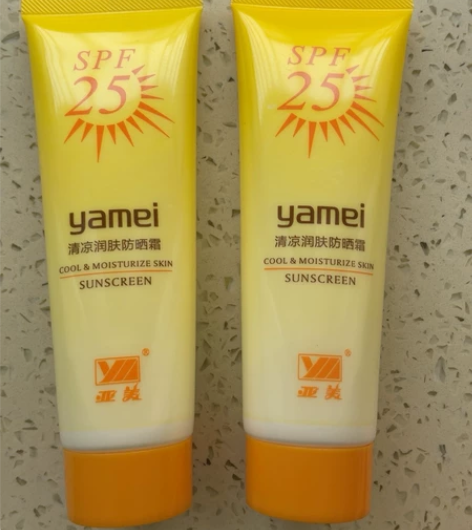 亚美品牌防晒霜,全新未开封,防晒指数spf...