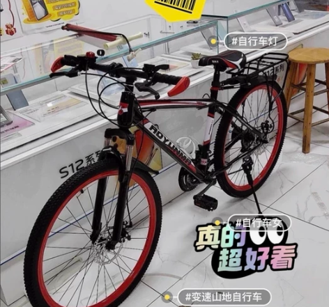 【仓库处理】全新永久同厂山地自行车24寸2...