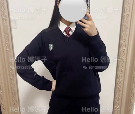 韩国校服 95码 青园女子毛衣 套头毛衣 ...
