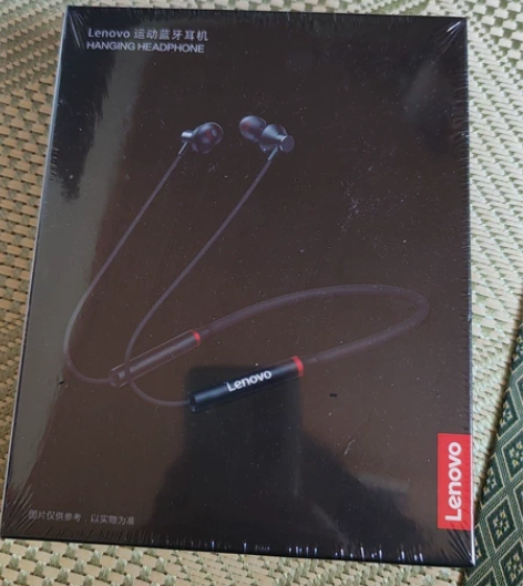 联想全新运动蓝牙耳机未拆封，HE05X黑色...