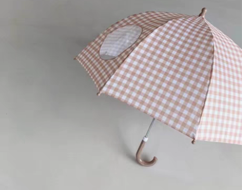 包邮ins爆款儿童格子雨伞 感兴趣的话点“...