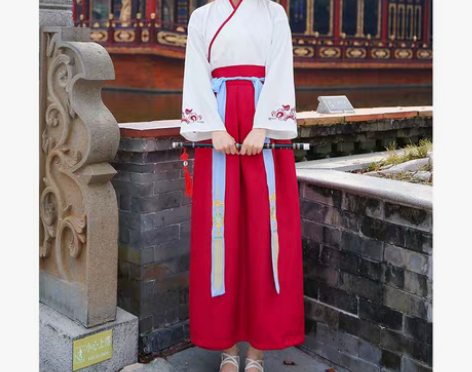 转卖日常改良汉服女男魏晋中国风毕业照服装交...