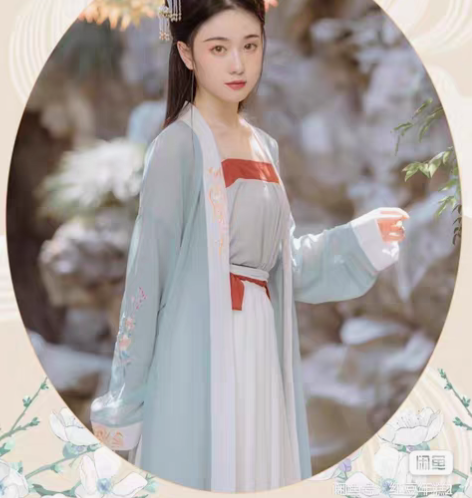 包邮茗月萱宋制四件套【芙蓉】 吊带+衬裙+...