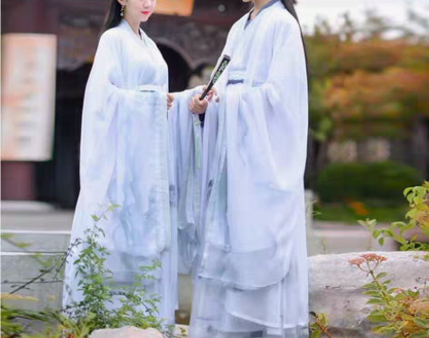 如梦霓裳汉服女齐腰襦裙大袖衫相思引魏晋风广...