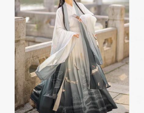 转卖滕王阁汉服女正品原创中国风晋制齐腰襦裙...