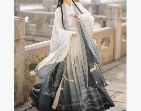 转卖滕王阁汉服女正品原创中国风晋制齐腰襦裙...