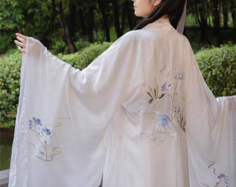 转卖【狂欢价】清梳汉服女夏季云中鹤夜大袖衫...