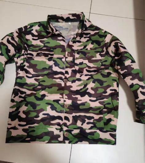 包邮小学生小孩军训服迷彩服一套,150cm...