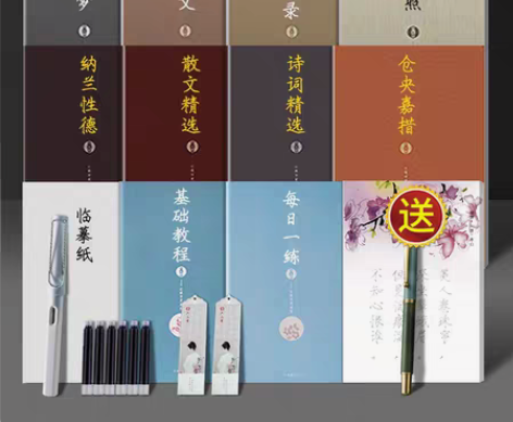 瘦金体字帖硬笔入门初学者专用 宋徽宗钢笔临...