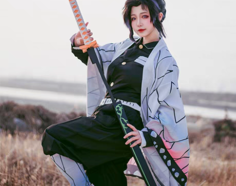 转卖全套现货鬼灭之刃蝴蝶忍cos服 不是名...