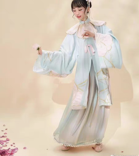 [十三余小豆蔻儿] [青梅弄]立领对襟长袄...