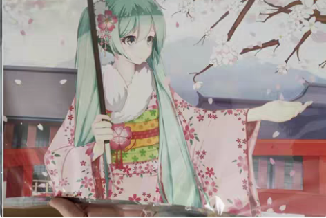 【出】初音未来 海报x4，一处边缘有点卷 ...