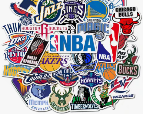 包邮【32张nba全套队标贴纸】防水贴纸行...