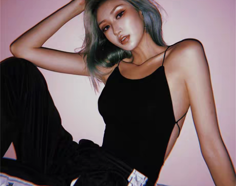 转卖美式街头辣妹修身交叉绑带百搭美背连体衣...