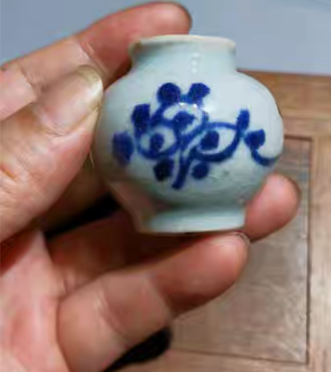 清代的苹果尊小鱼盂，非常好的把玩件 感兴趣...