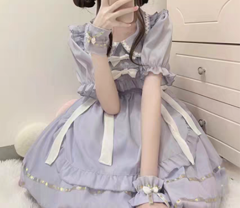 包邮开学前刀出 一整套小熊猫lolita奶...
