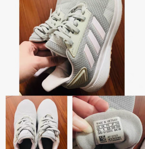 皮粉阿迪运动鞋，33码，80出，包邮 感兴...