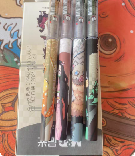 包邮鬼灭之刃晨光联名 直液式速干 4/套 ...