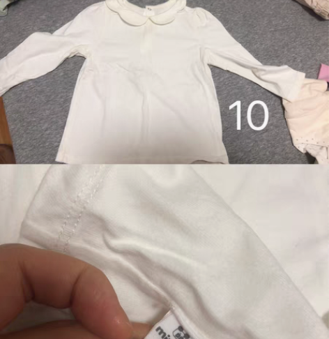 孩子的衣服。款式、尺码、价格都标在图上。新...