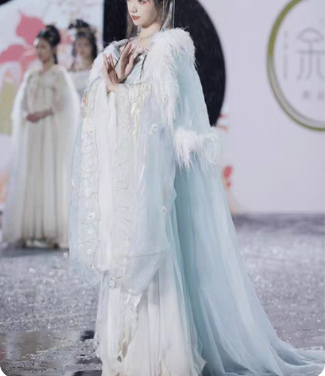 包邮兰若庭汉服 魏晋风广袖交领襦裙兰若庭...