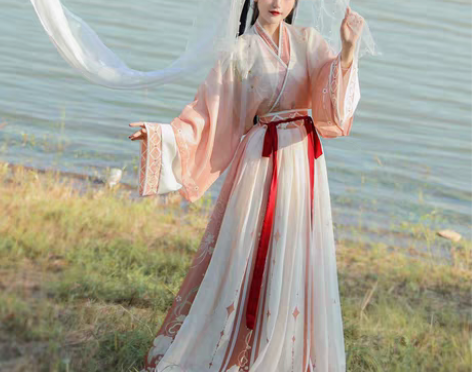 转卖汉服女正品原创春季中国风晋制交领齐腰襦...