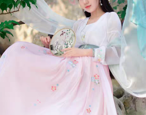 转卖如梦霓裳汉服夏装女对襟齐腰襦裙[天仙子...