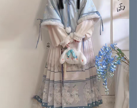 转卖仙楚姬原创汉服明制比甲马面裙立领琵琶袖...