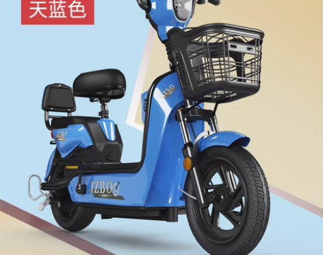 转卖加州豹电动车新国标48V踏板助力小型电...