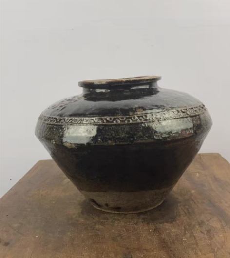 包邮民俗陶罐，双囍陶罐，旧时婚事装喜酒的埕...
