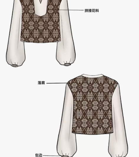 服装款式图代画 代设计～ 服装款式图AI，...